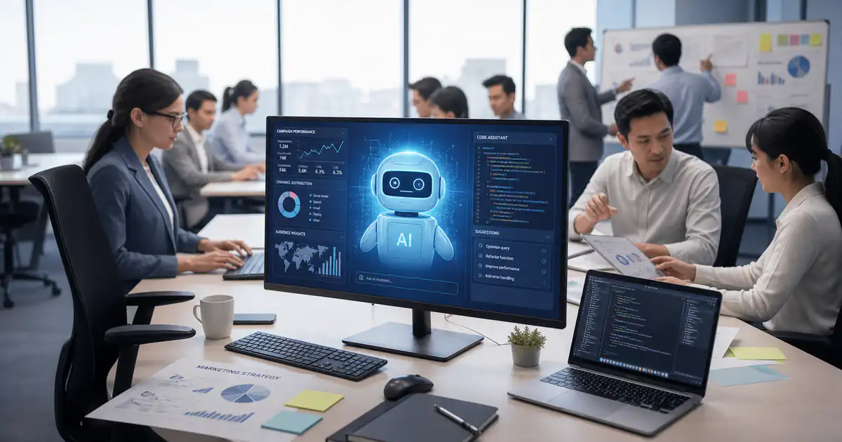 AI in Business Today: Transforming Digital Marketing and Software Development AI transforming digital marketing and software development for business