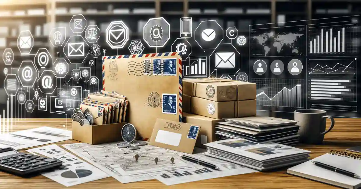 Mastering Direct Mail Campaigns: Modern Approach Modern direct mail campaign strategy with analytics and audience targeting